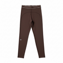 Load image into Gallery viewer, OTR Logo Leggings. Chocolate.