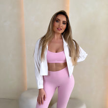 Load image into Gallery viewer, Sports Bra. Baby Pink.
