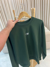 Load image into Gallery viewer, Boyfriend Sweater. Emerald.
