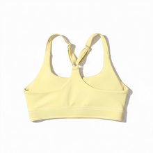 Load image into Gallery viewer, OTR Logo Sports Bra. Butter Yellow.
