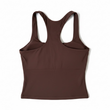 Load image into Gallery viewer, OTR Logo Sports Tank Top. Chocolate.
