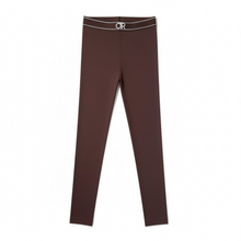 Load image into Gallery viewer, OTR Logo Leggings. Chocolate.
