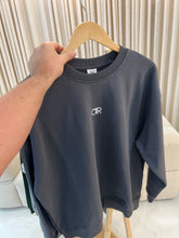Load image into Gallery viewer, Boyfriend Sweater. Charcoal.
