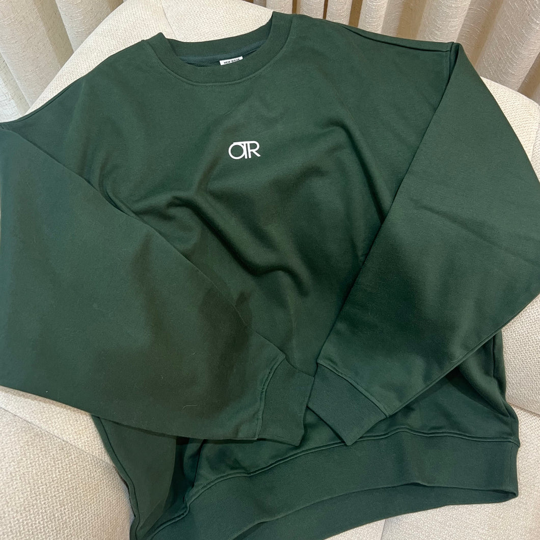 Boyfriend Sweater. Emerald.