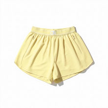 Load image into Gallery viewer, OTR Logo Running Shorts. Butter Yellow.
