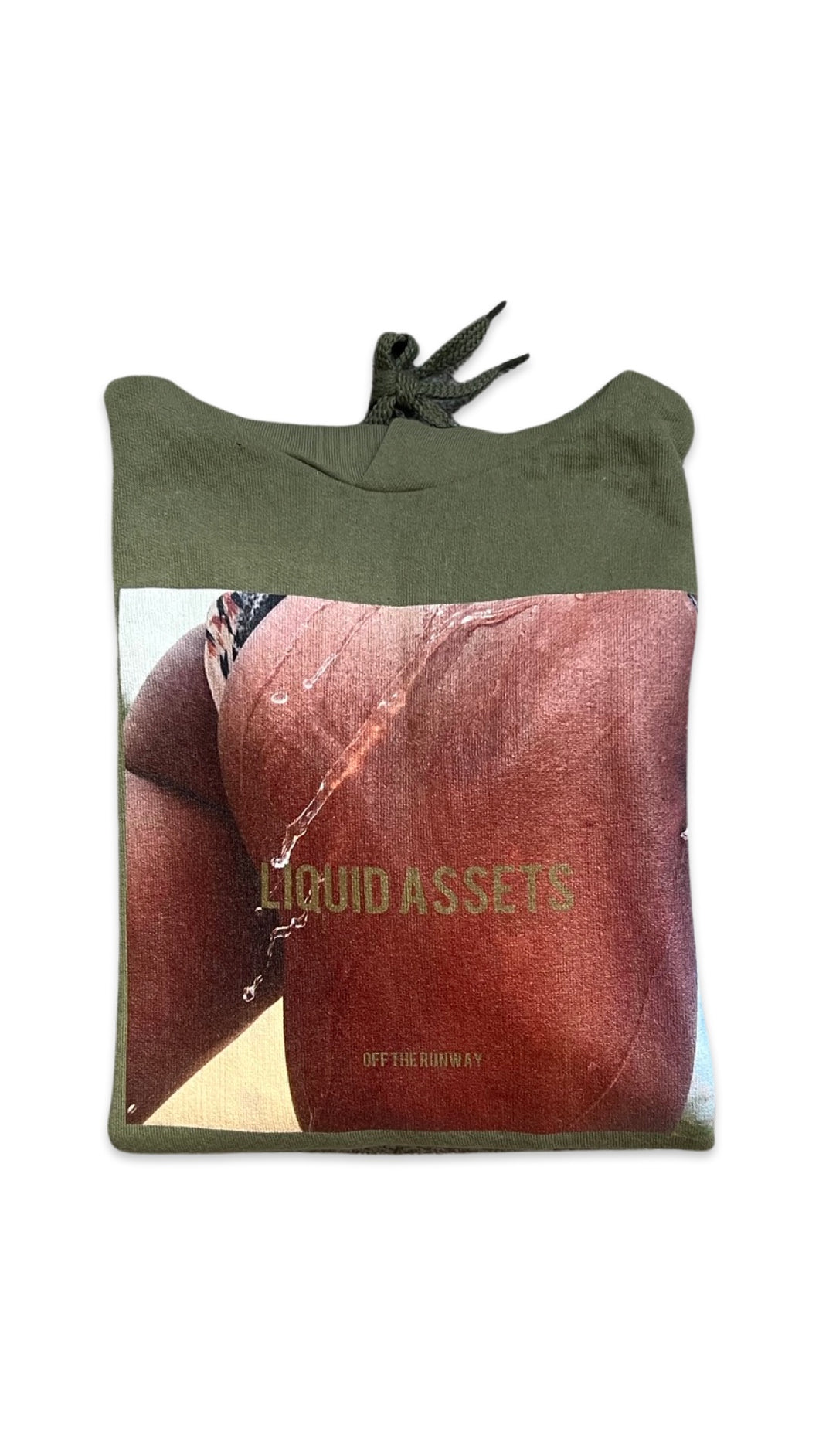 LIQUID ASSETS HOODIE. KHAKI.