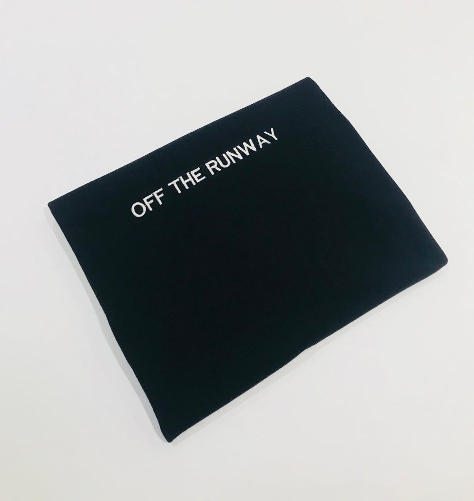 (OLD LOGO) Classic “OFF THE RUNWAY” logo T-Shirt. Black.