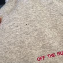 Load image into Gallery viewer, Classic “OFF THE RUNWAY” Joggers, in grey.
