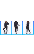 Load image into Gallery viewer, Cropped Sweatshirt. Black.
