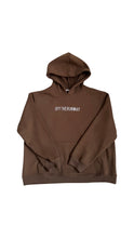 Load image into Gallery viewer, Double Logo Hoodie. Chocolate Brown.
